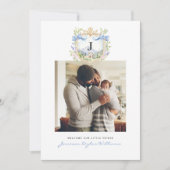 Royal Crest | Elegante Geboorteaankondiging met Fo (Voorkant)