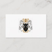 Royal Crest Gold en Silver Attorney bij Law Visitekaartje (Voorkant)