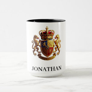 Royal Crest Gold – Majestueus Prestige met Identit Mok