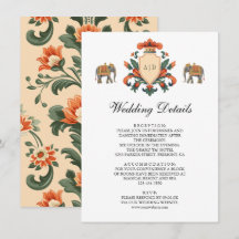 Royal Crest Olifant Indiase Trouwdetails