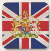 Royal Crest op Union Jack. Onderzetter (Voorkant)