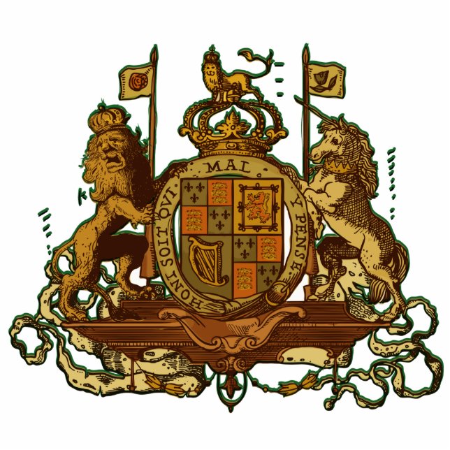 Royal Crest Staand Fotobeeldje (Voorkant)