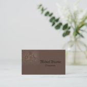 Royal Crest ~ Visitekaartje Regal Bronzen Logo (Staand voorkant)
