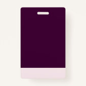 Royal Crimson QR code Employee Name Badge (Achterkant)