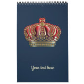 Royal Cross Crown - Gold Blue Red Kalender (Hoes)