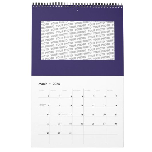 Royal Cross Crown - Gold Blue Red Kalender (Mar 2026)