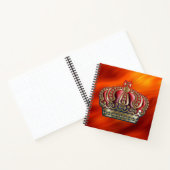 Royal Cross Crown - Gold Blue Red Notitieboek (Binnen)