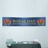 Royal Cross Crown - Gold Blue Red Spandoek (Beurs)
