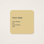 Royal Cross Crown - Gold Blue Red Vierkante Visitekaartjes (Achterkant)