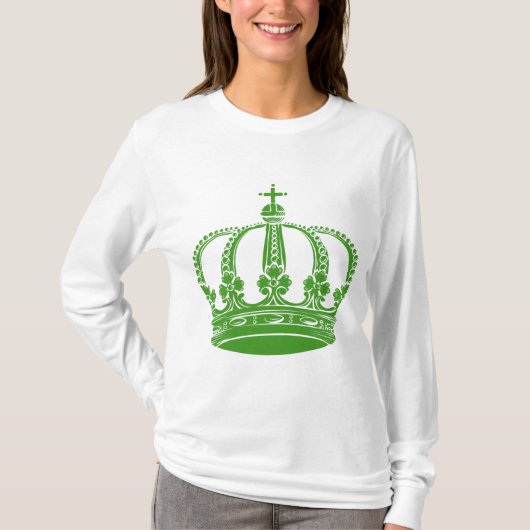 Royal Crown 02 - Avocado Green T-shirt (Voorkant)