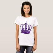 Royal Crown 02 - Deep Paars T-shirt (Voorkant volledig)