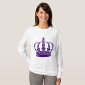Royal Crown 02 - Diep Paars T-shirt (Voorkant volledig)