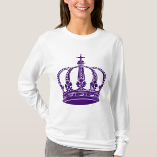 Royal Crown 02 - Diep Paars T-shirt