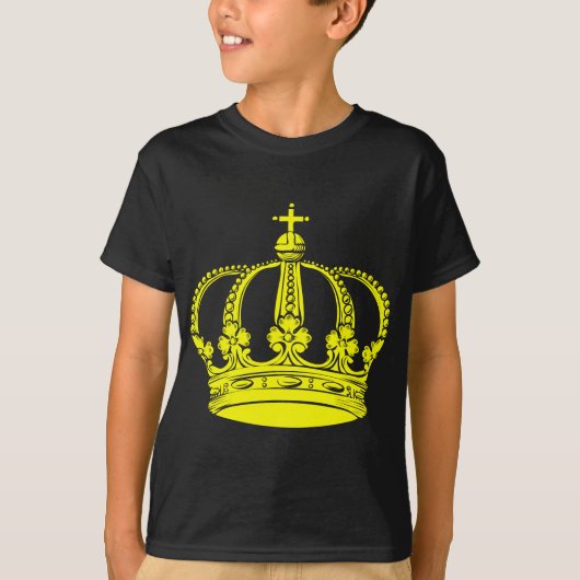 Royal Crown 02 - Geel T-shirt (Voorkant)