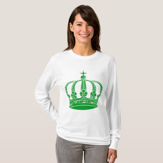 Royal Crown 02 - Grass Green T-shirt (Voorkant volledig)