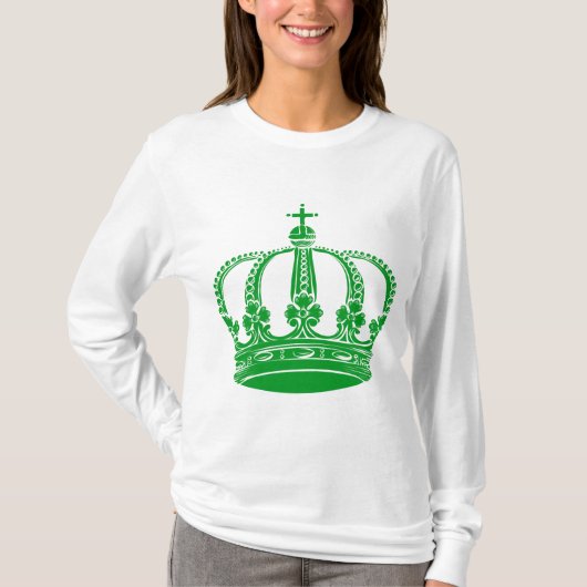 Royal Crown 02 - Grass Green T-shirt (Voorkant)