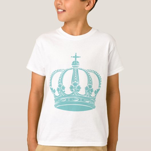 Royal Crown 02 - Light Blue Green T-shirt (Voorkant)