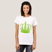 Royal Crown 02 - Martian Green T-shirt (Voorkant volledig)