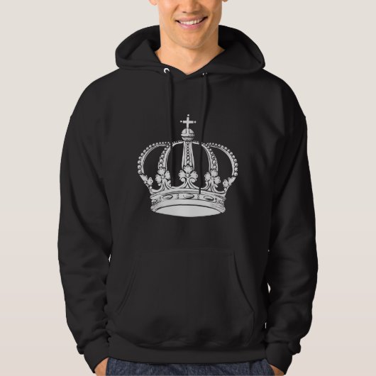 Royal Crown 02 - Wit Hoodie (Voorkant)