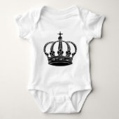 Royal Crown 02 - zwart Romper (Voorkant)