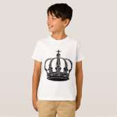 Royal Crown 02 - zwart T-shirt (Voorkant volledig)