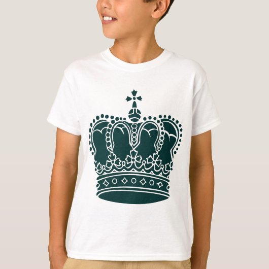 Royal Crown - Dark Green T-shirt (Voorkant)