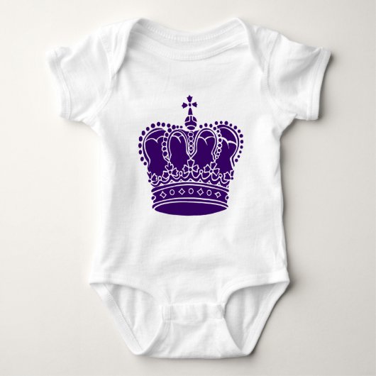 Royal Crown - Deep Paars Romper (Voorkant)