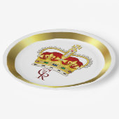 Royal Crown en Monogram Paper Bord (Gekanteld)