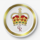 Royal Crown en Monogram Paper Bord (Voorkant)