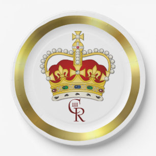 Royal Crown en Monogram Paper Bord