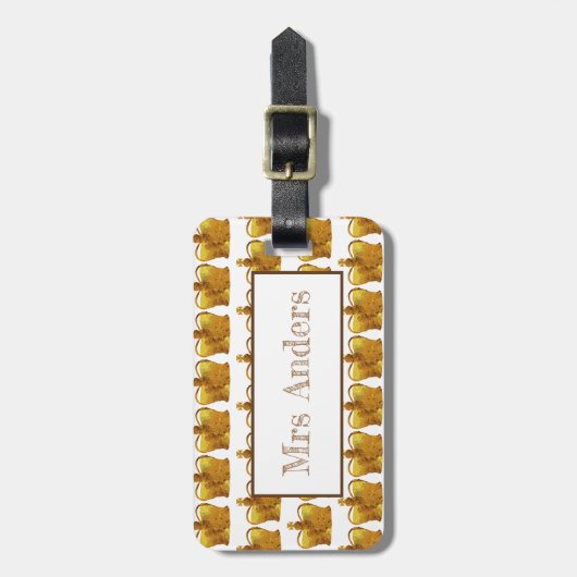 Royal Crown Gold Bagagelabel (Voorkant verticaal)