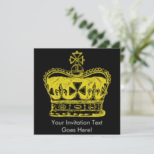 Royal Crown Graphic Kaart (Staand voorkant)