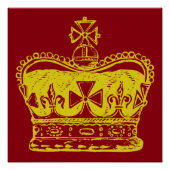 Royal Crown Graphic Poster (Voorkant)