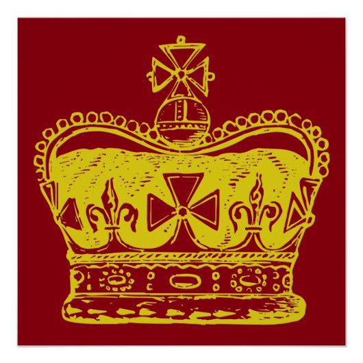 Royal Crown Graphic Poster (Voorkant)
