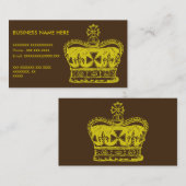 Royal Crown Graphic Visitekaartje (Voorkant / Achterkant)