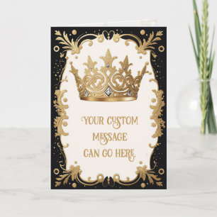 Royal Crown Greeting/Note Kaart