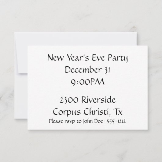 Royal Crown Jeweled Invite Kaart (Achterkant)