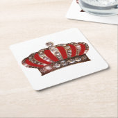 "Royal Crown" Kartonnen Onderzetters (Schuin)