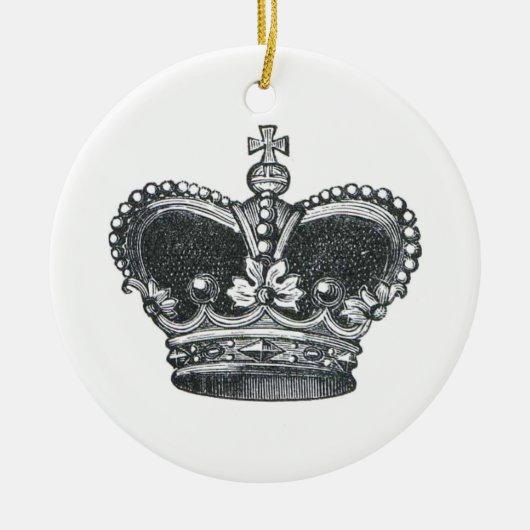 Royal Crown Keramisch Ornament (Voorkant)