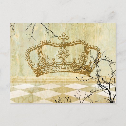 Royal Crown met bijkantoren Briefkaart (Voorkant)