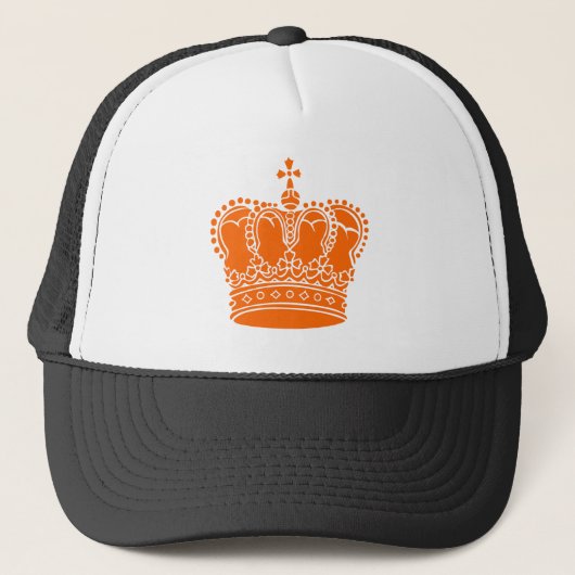 Royal Crown - Oranje Trucker Pet (Voorkant)
