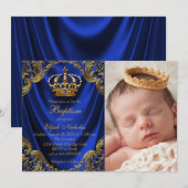 Royal Crown Prince Doop Uitnodigingen (Voorkant / Achterkant)