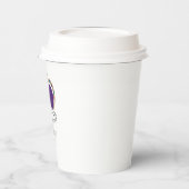 Royal Crown Queen Elizabeth Papieren Bekers (Links)