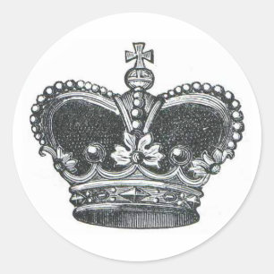 Royal Crown Ronde Sticker
