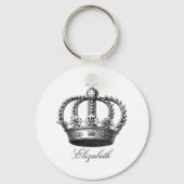 Royal Crown Round Sleutelhanger (Voorkant)