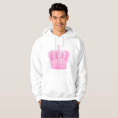Royal Crown - Roze Hoodie (Voorkant volledig)