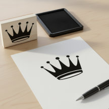 Royal Crown Rubber Stamp