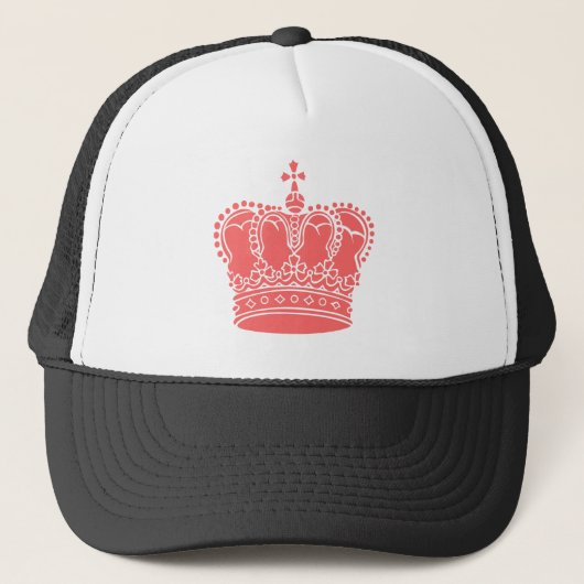 Royal Crown - Tropisch Roze Trucker Pet (Voorkant)