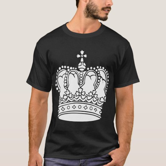 Royal Crown - White T-shirt (Voorkant)