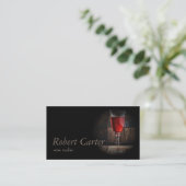 Royal Crown Wine Maker Taster Winery Sommelier Visitekaartje (Staand voorkant)
